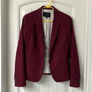 Burgundy Banana Republic Blazer